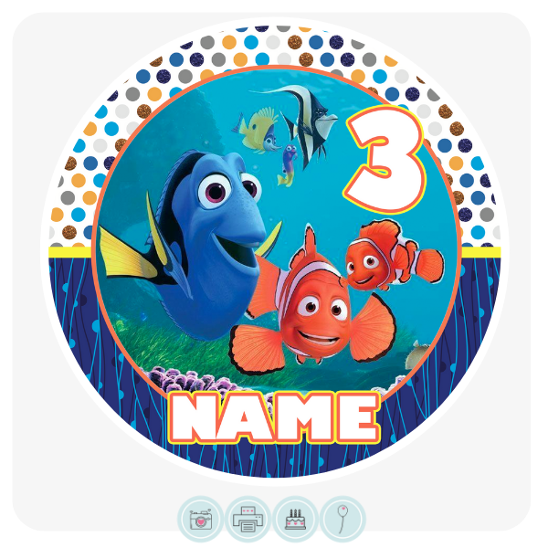 Finding Nemo Cake Topper – Edible Cake Toppers