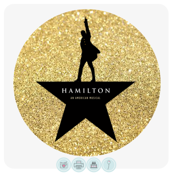 Hamilton Musical Edible Cake Topper Edible Cake Toppers
