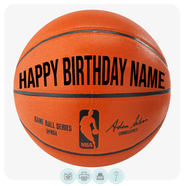 Basketball Cake Topper Edible Cake Toppers