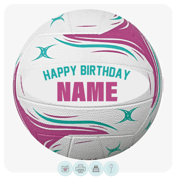 Netball Cake Topper Edible Cake Toppers