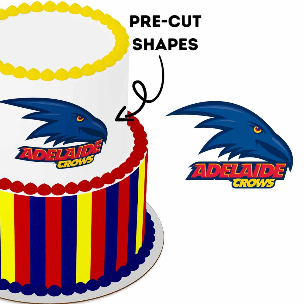 AFL Adelaide Crows Shape | Edible Icing Images – Edible Cake Toppers