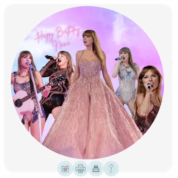 Taylor Swift Era Edible Cake Topper Edible Cake Toppers